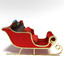 3d model santa s sleigh