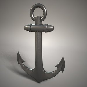 iron anchor 3d model