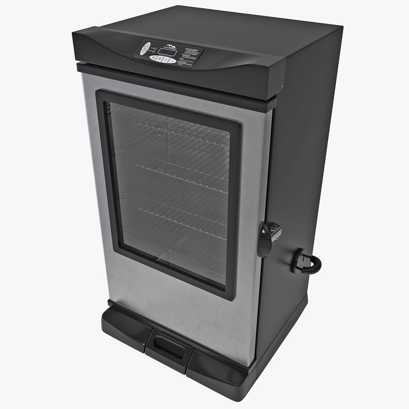 electric smoker masterbuilt 3d model