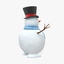 3ds max snowman