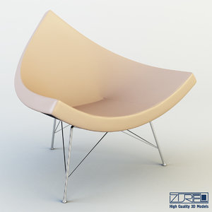 3d model coconut chair