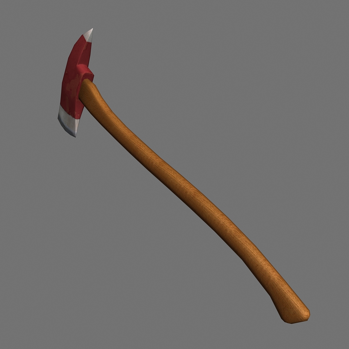 消防斧(低聚)3d模型