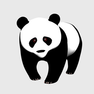 3d model panda
