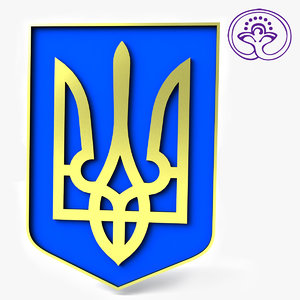 free max model ukraine state emblem