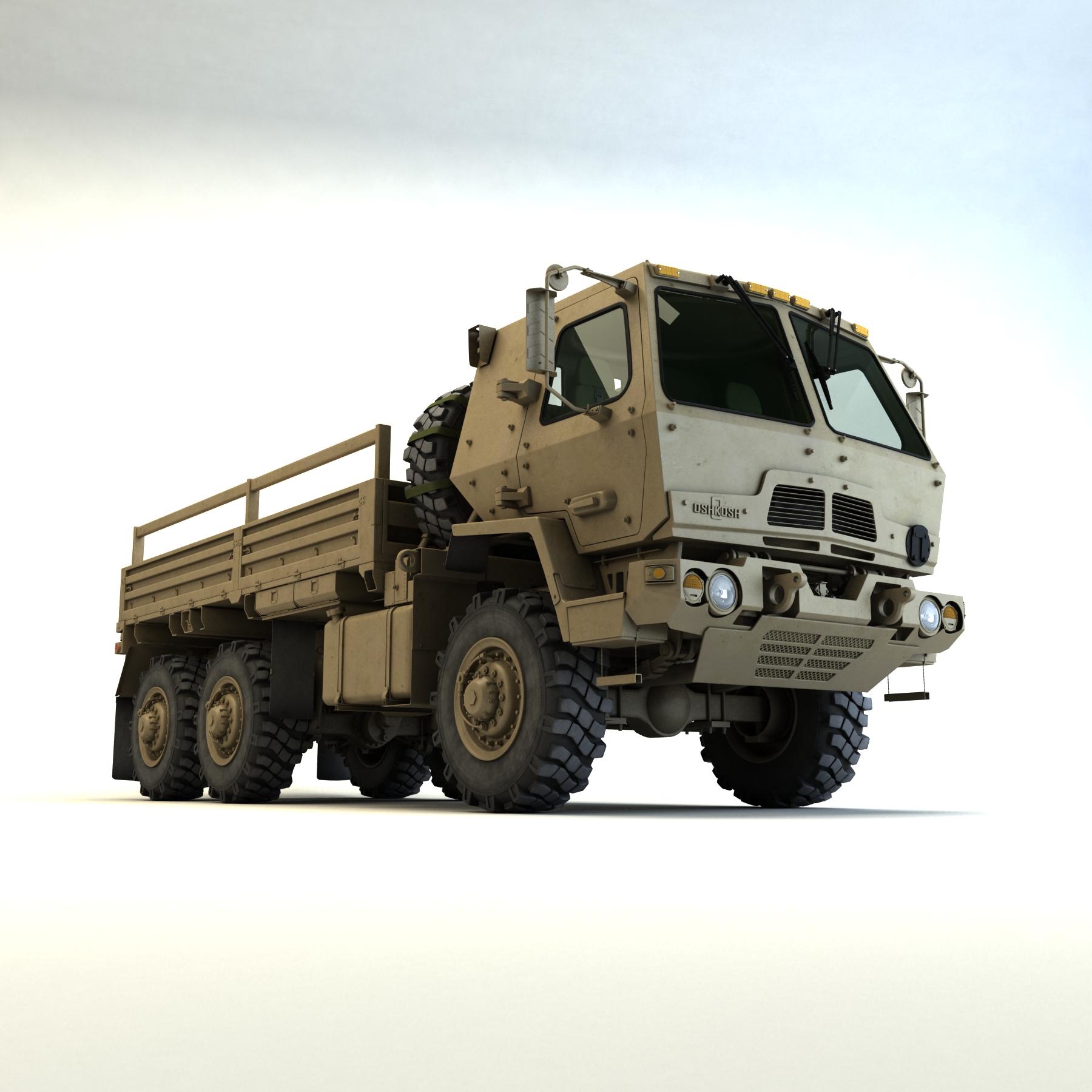 fmtv military trucks 3d model