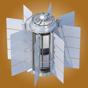 3d model multi-mission radioisotope thermoelectric generator
