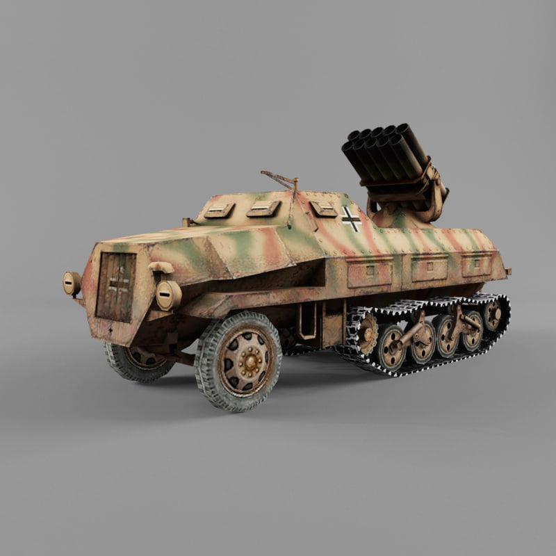 Sdkfz 4 Modelo 3D - TurboSquid 782063