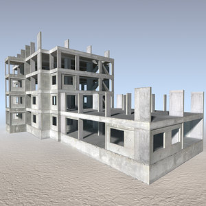 building construction 3d model