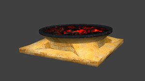 3d Fire Pit Models Turbosquid