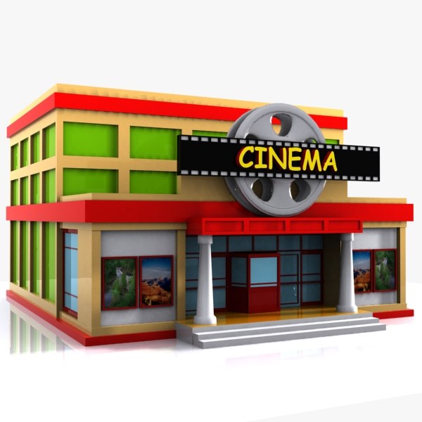 cinema building clipart - photo #31