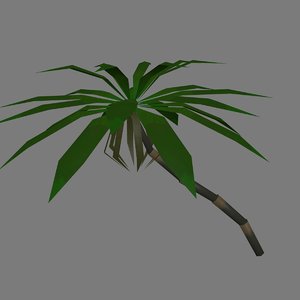 palm modular trees banana 3d 3ds