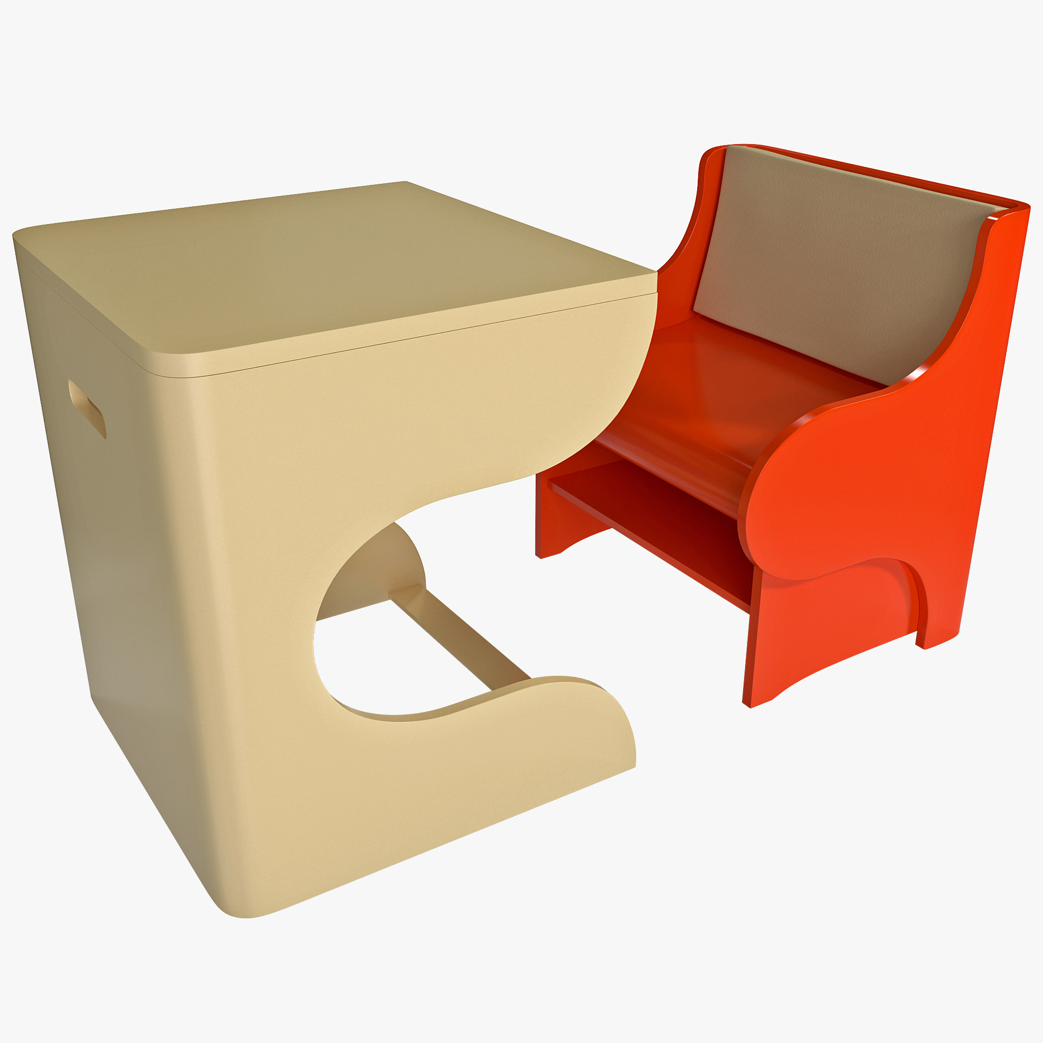 Convertible Chair To Desk Sofa Convertible Chair To Desk 3d Model Of Child
