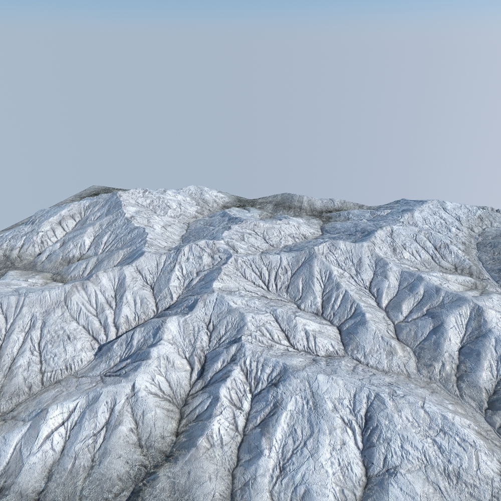 冰川23d模型