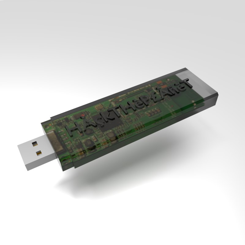 usb stick 3d blend