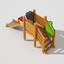 lappset angry birds play 3d model