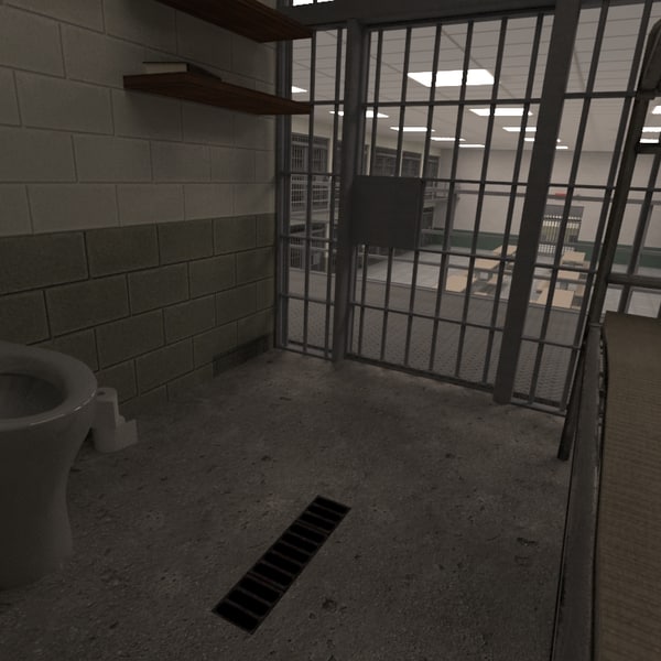 3d model prison complex