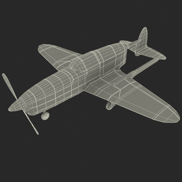 3d world war ii aircraft model