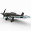 3d world war ii aircraft model