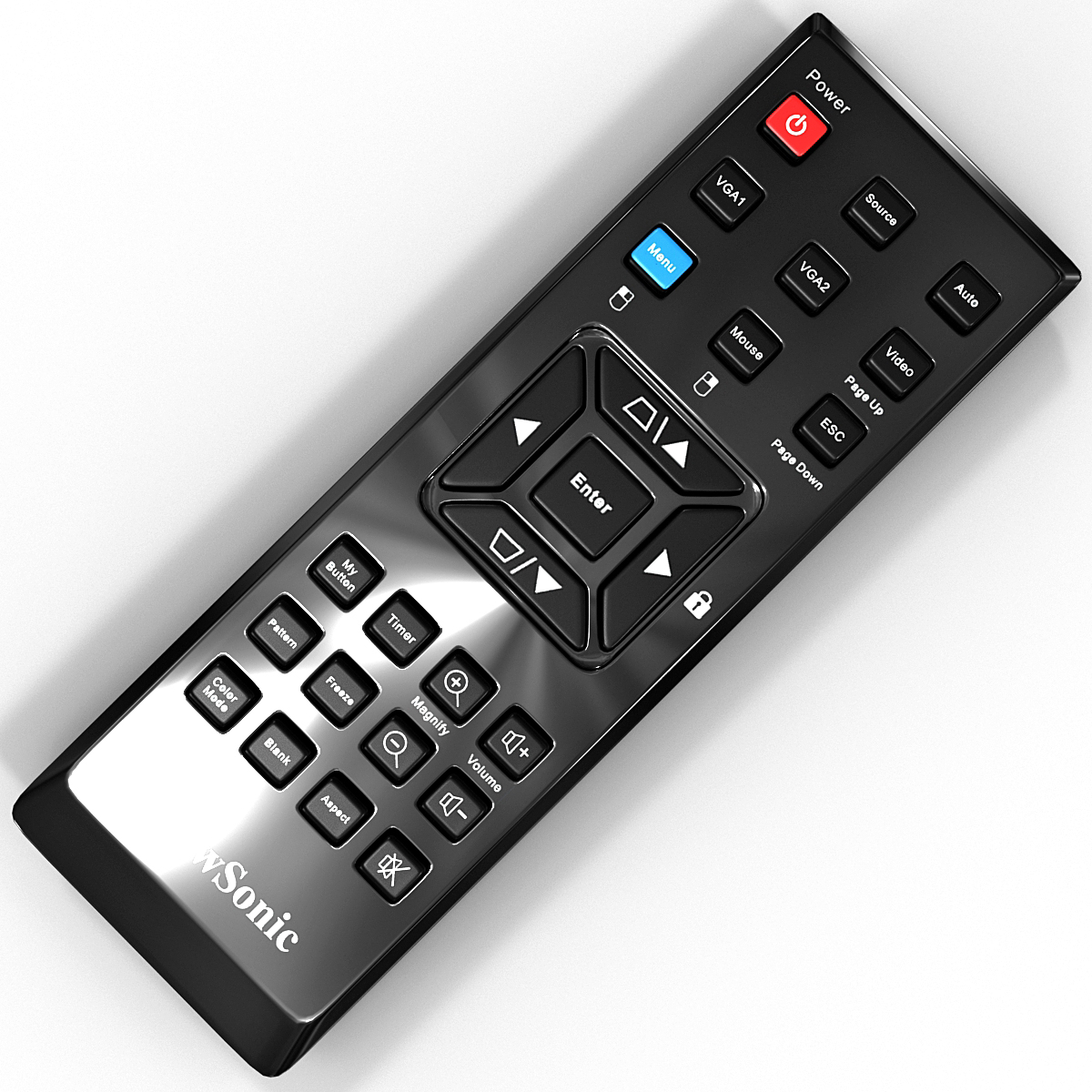 3ds max projector viewsonic remote