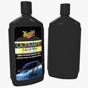 3ds max ultimate liquid wax bottle