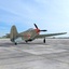 3d world war ii aircraft model