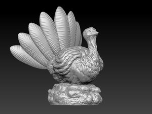 thanks giving turkey 3d model
