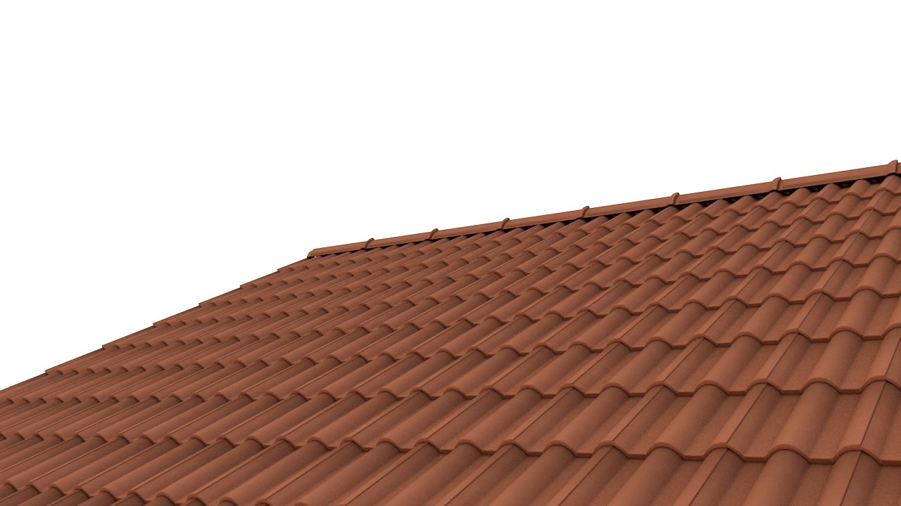 roof tile 3d c4d