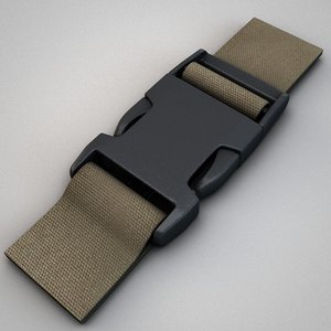 3ds max fastex snap buckles