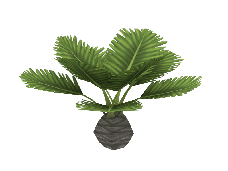 Obj Small Palm Tree