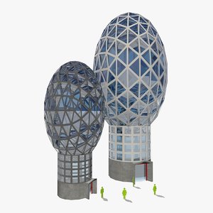 3d model of future buildings