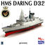 3d hms daring d32 type 45