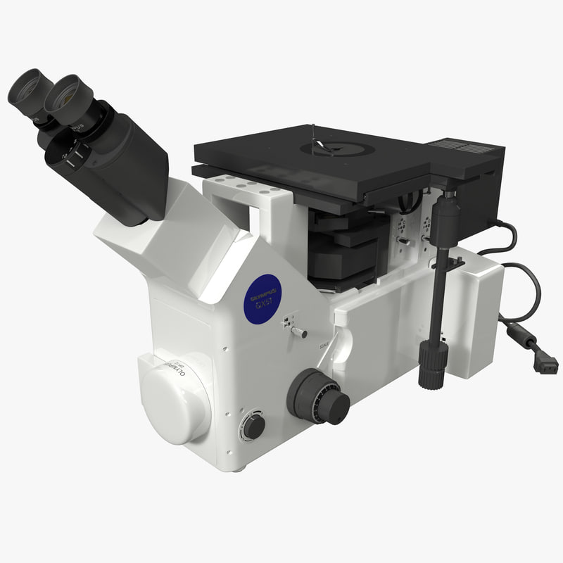 3d Inverted Metallurgical Microscope Olympus Model