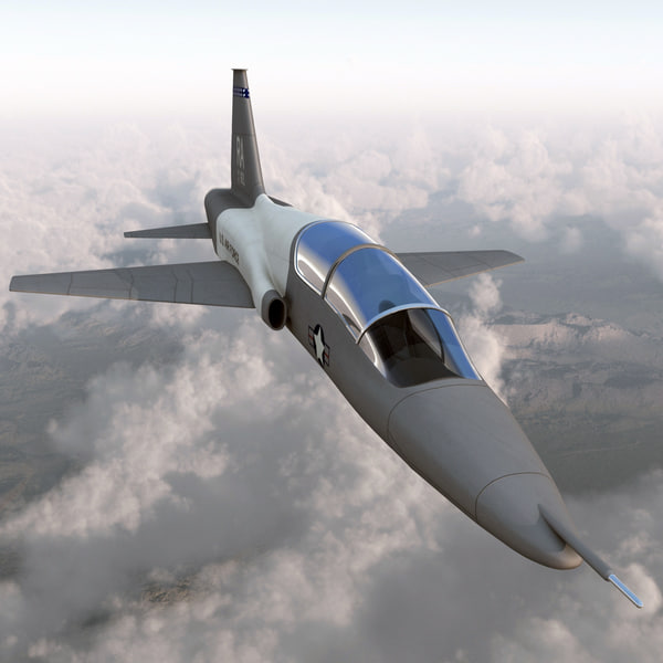 northrop t-38 talon supersonic 3d 3ds
