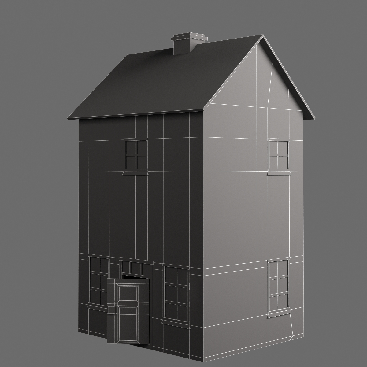 small house toy 3d model