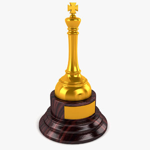 3d model chess trophy