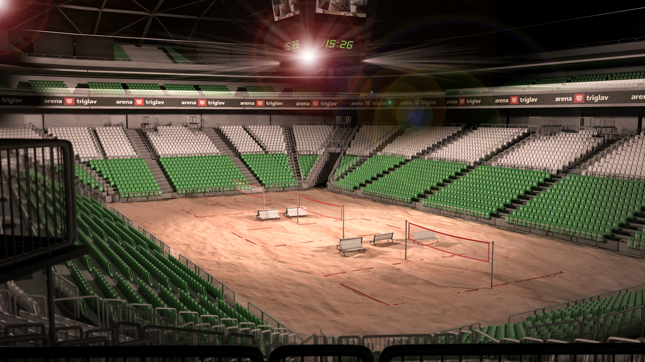 volleyball arena 3d ma