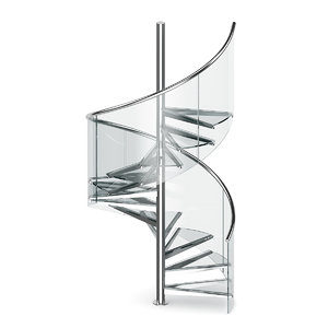 glass spiral stairs max