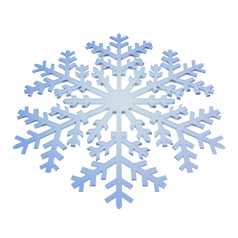 3d Max Snowflake Snow Flake