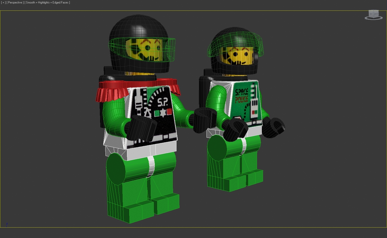 lego space police 3d model