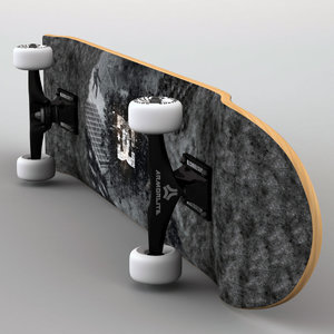 dc skateboard 3d model