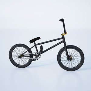 3d model bmx bike