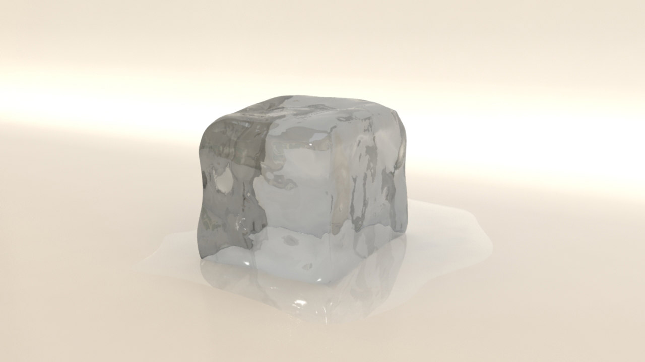 Тает 3. Ice Cube 3d model. Кубик льда модель. Ice Cube Ballpoint.