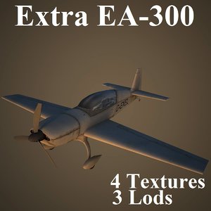 3d model extra low-poly aerobatic