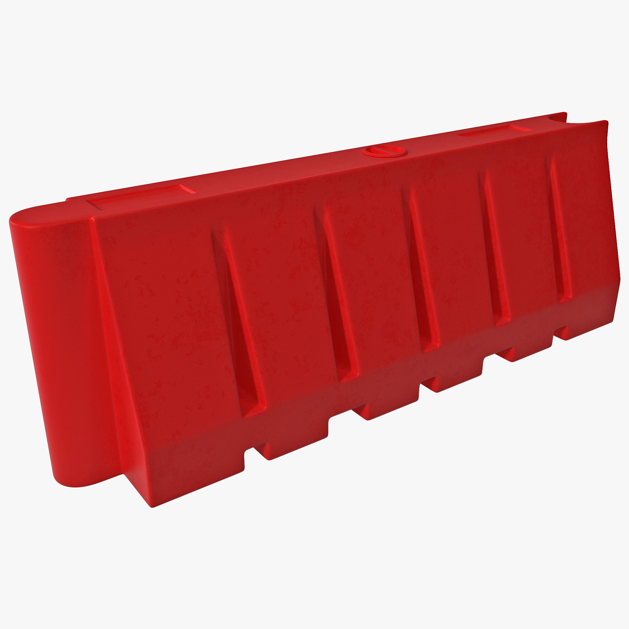 plastic jersey barricade 3d model