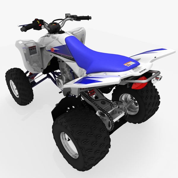 Suzuki Ltz 400 Quad Bike 3d Model