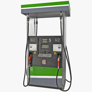 3d gas pump 7 model
