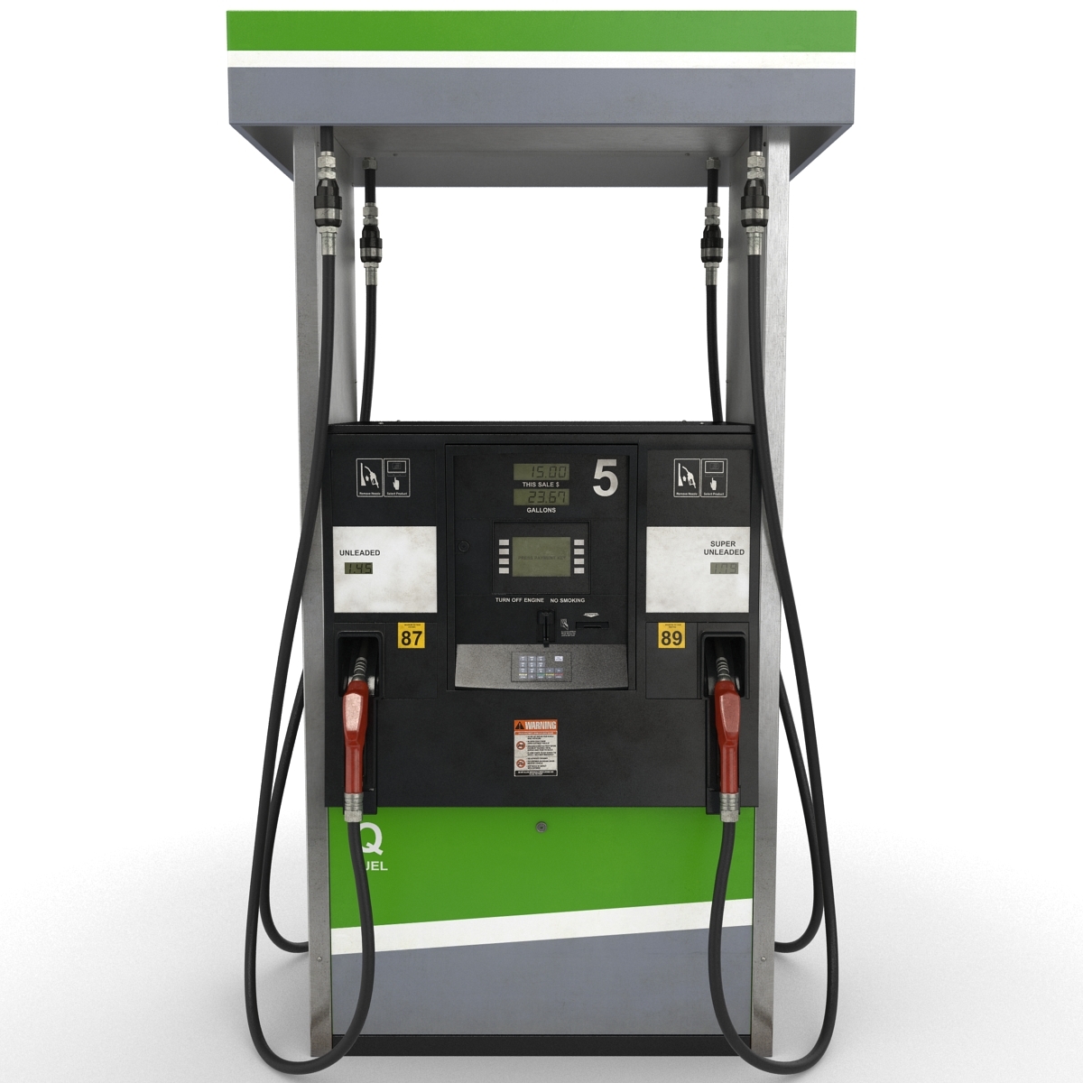 3d gas pump 7 model