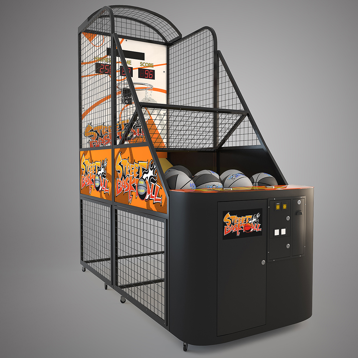 arcade basketball 3d max