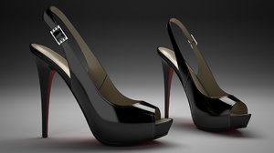 pumps heels 3d max