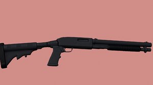 3ds max mossberg 590a1 tactical shotgun
